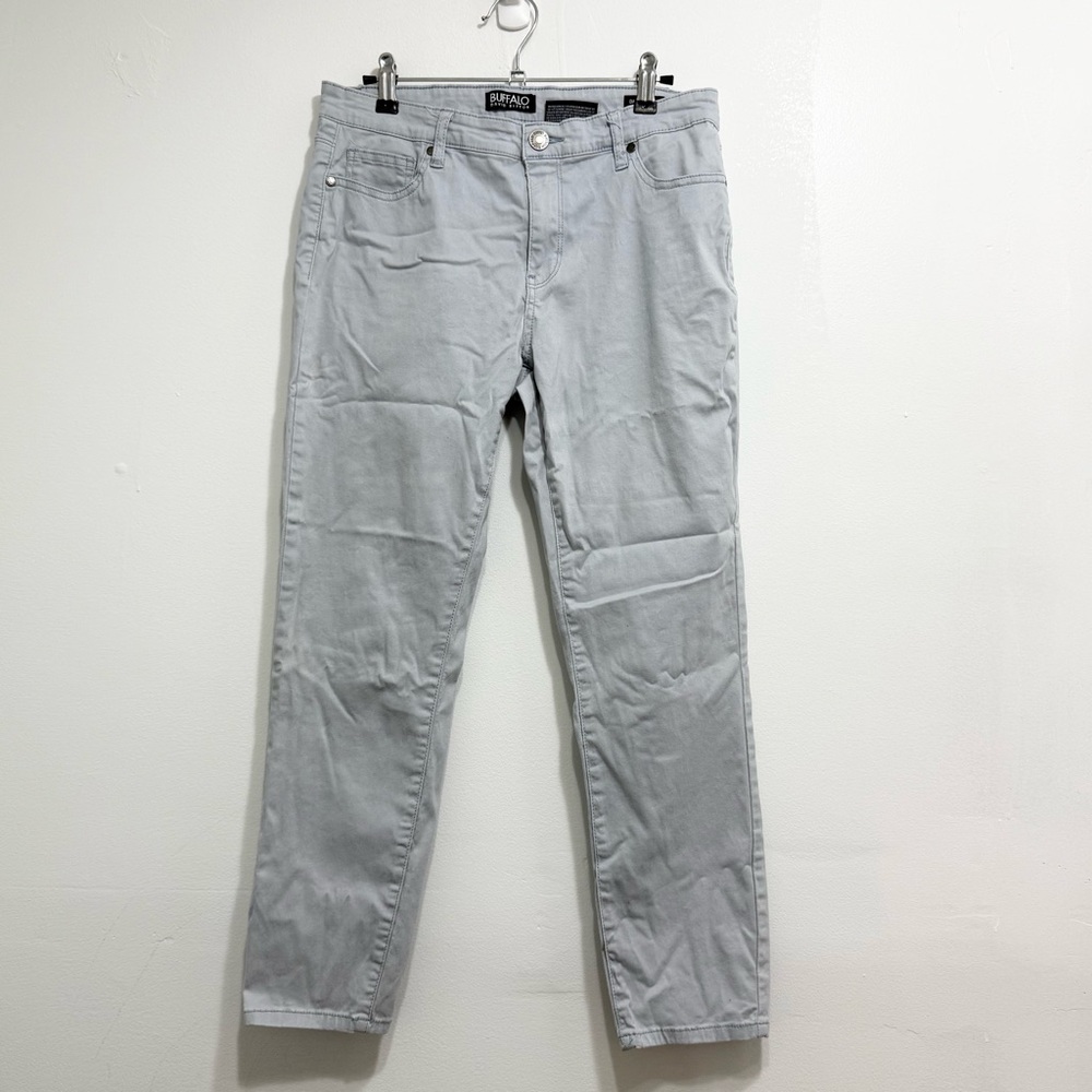 Buffalo David Bitton Freeze Up Blue Mid Rise Stretch Skinny Ankle Jeans Size 8